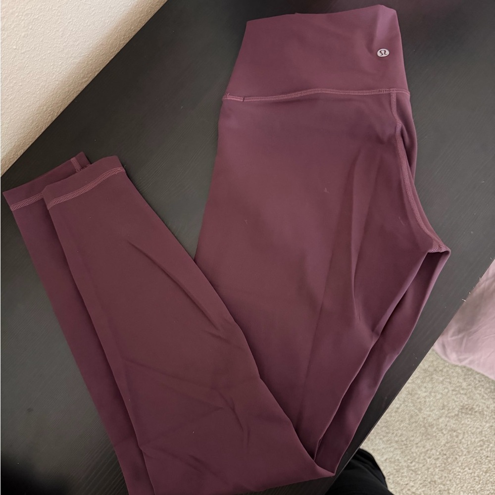 lululemon athletica Plum Leggings